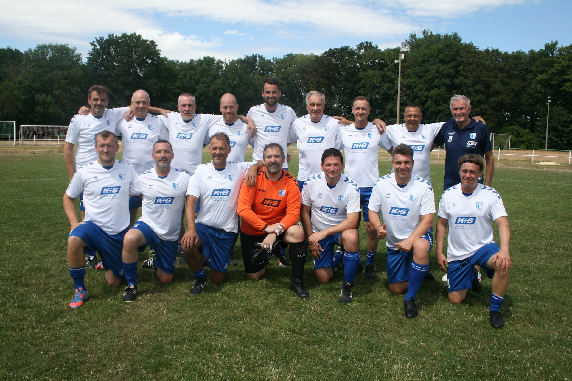 Die Traditionsmannschaft in Gatersleben