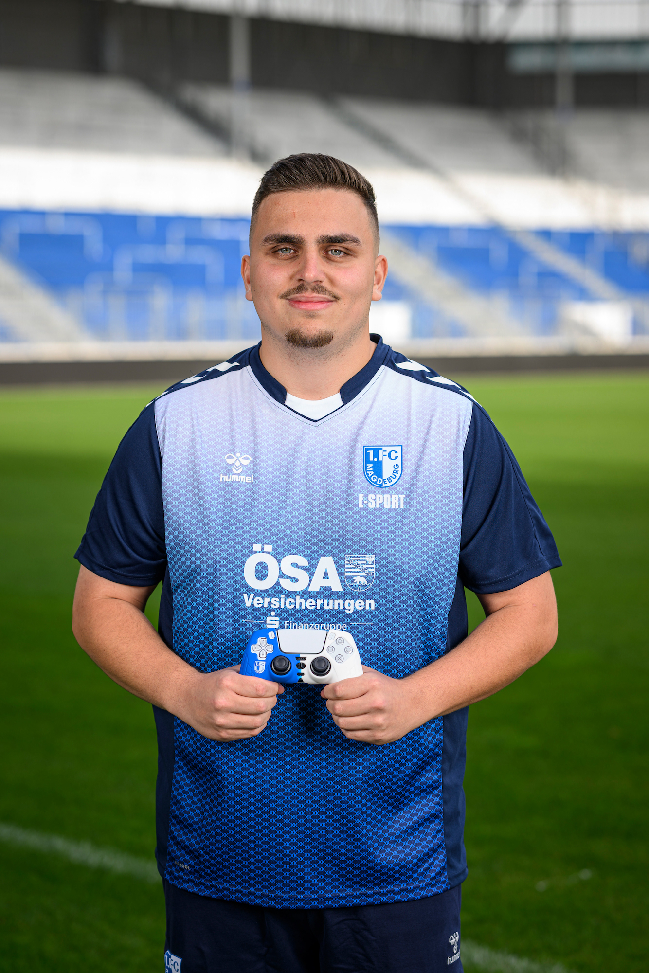 Ali "AliiiG07" Gencer ist für den FCM in der "Virtual Bundesliga" dabei. Foto: FCM / Norman Seidler