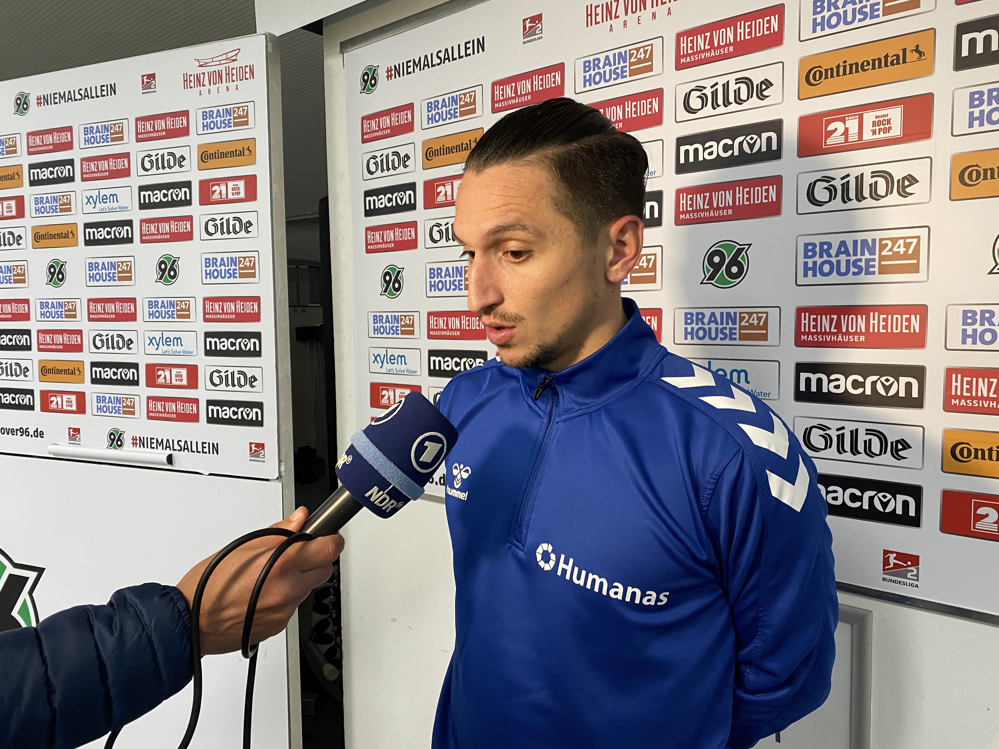 Baris Atik erzielte das 1:1, war aber trotzdem nach der Niederlage sehr enttäuscht. 