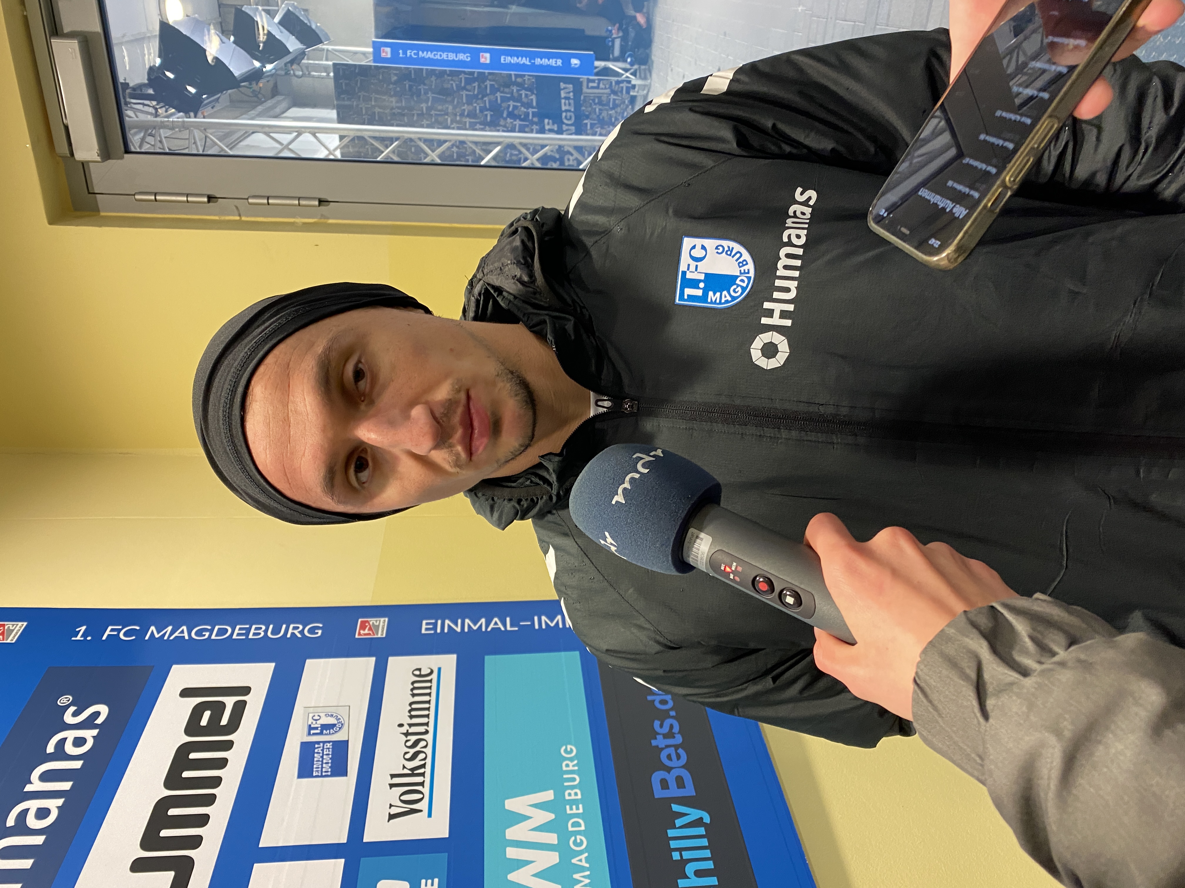 Baris Atik bestritt gegen Kaiserslautern sein 100. Pflichtspiel für den FCM.