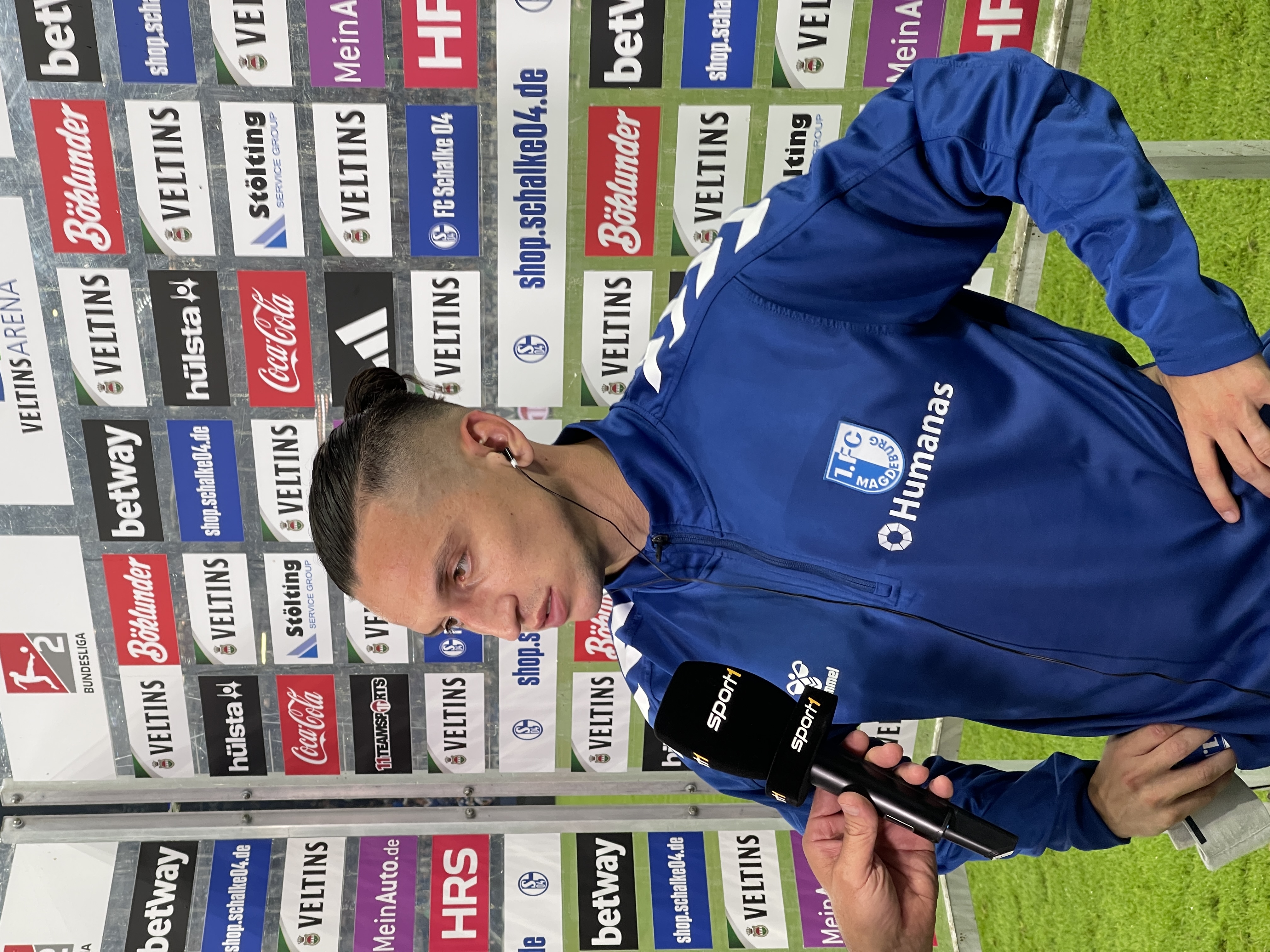 Baris Atik betonte, dass der FCM trotz der Niederlage mutig bleiben muss. 