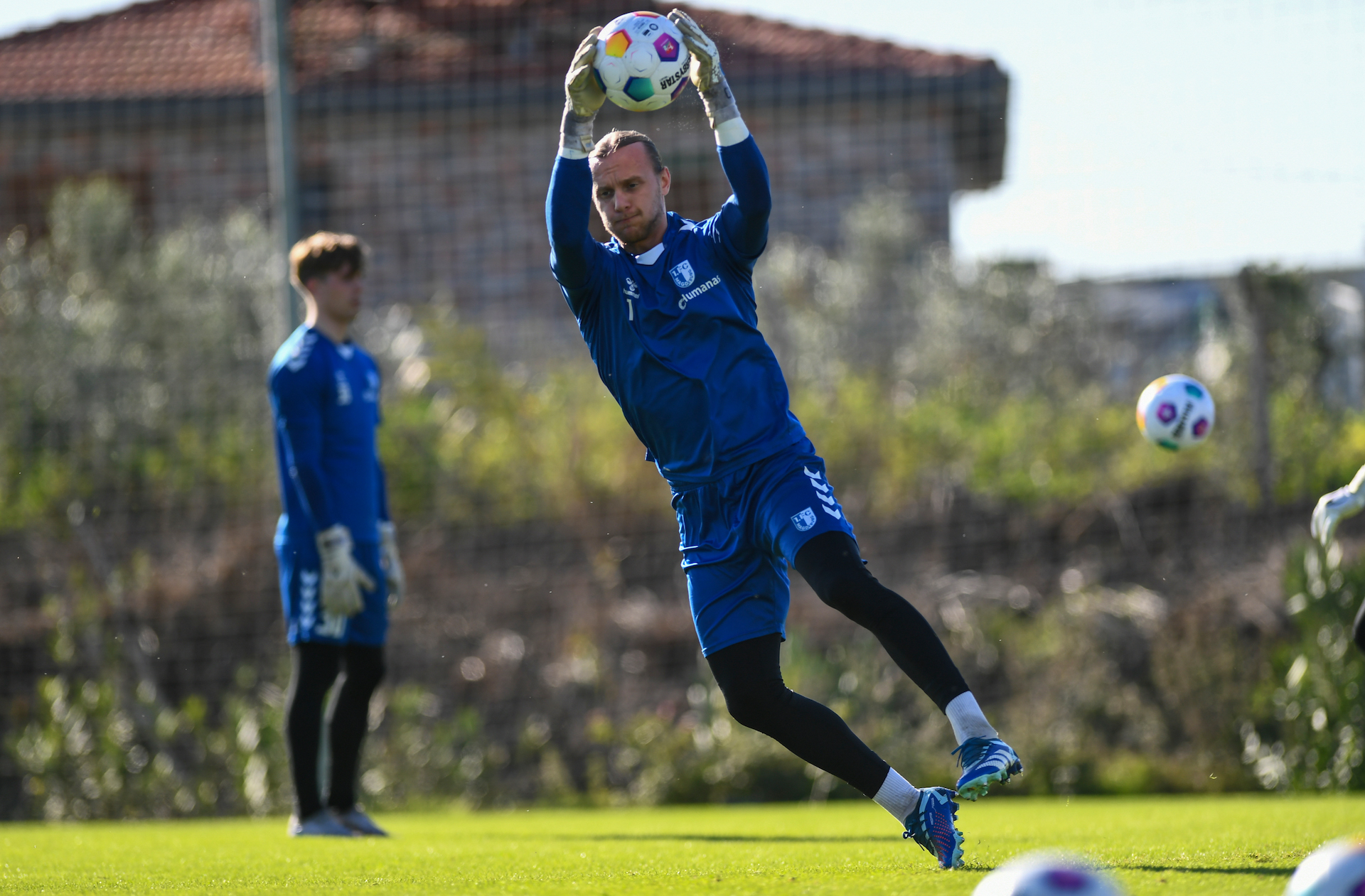 Im Trainingslager in Side bereitet sich Dominik Reimann mit dem FCM auf die Rückrunde vor.