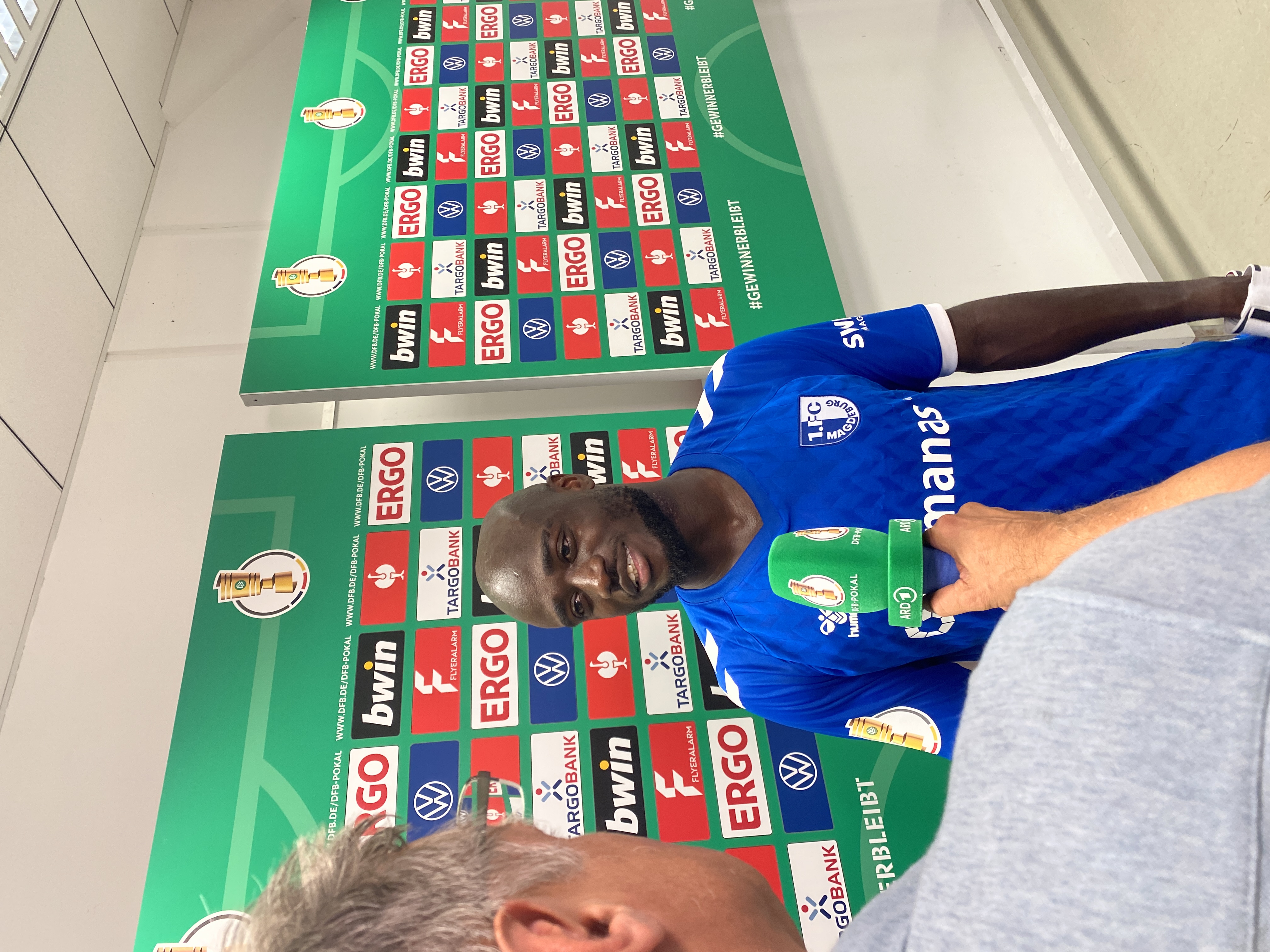 Amara Condé wurde nach dem spiel als "Man of the Match" ausgezeichnet.