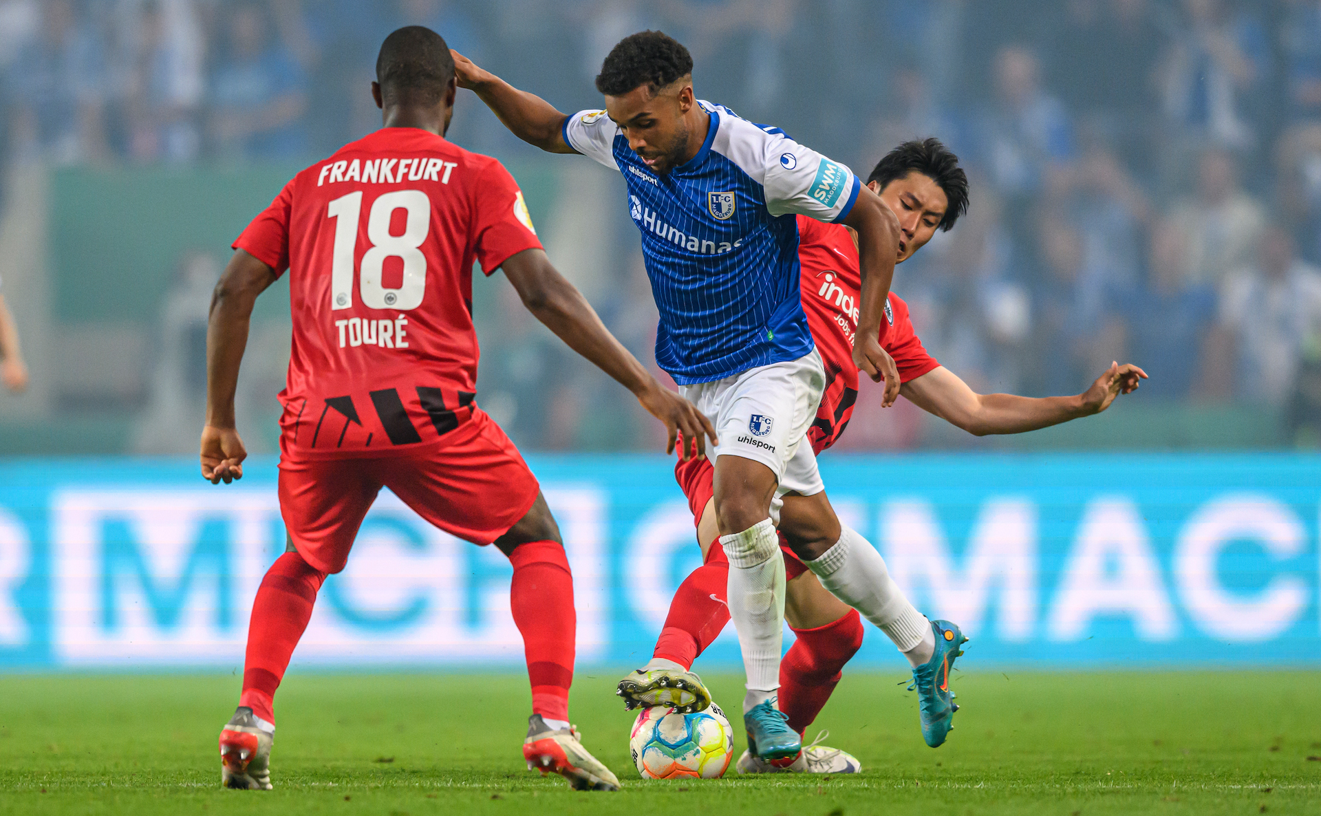 Im vergangenen Jahr unterlag der FCM Eintracht Frankfurt in der 1. Runde.