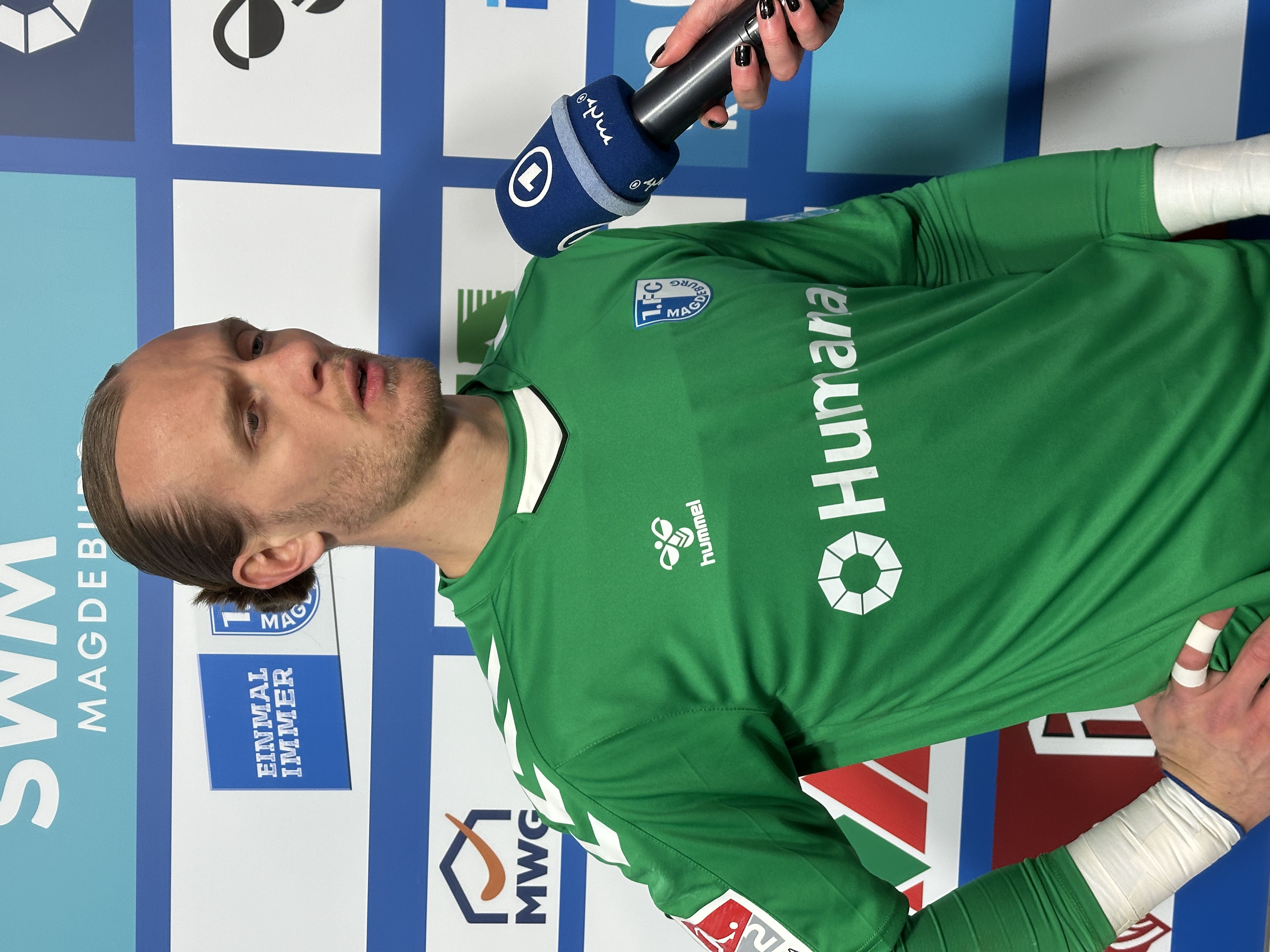 Dominik Reimann bestritt sein 100. Pflichtspiel für den FCM.