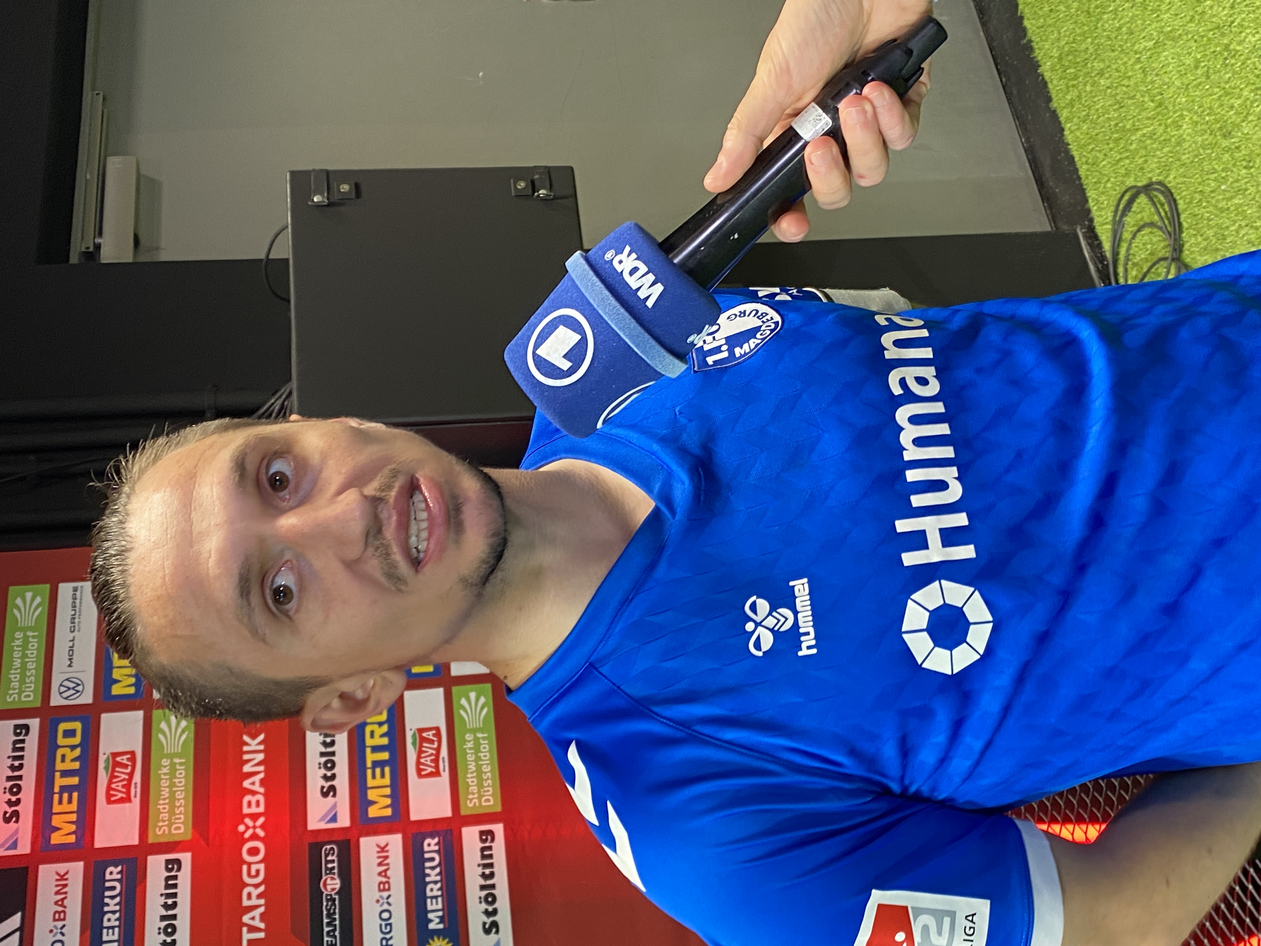 FCM-Offensivspieler Baris Atik ärgerte sich über den Spielverlauf.