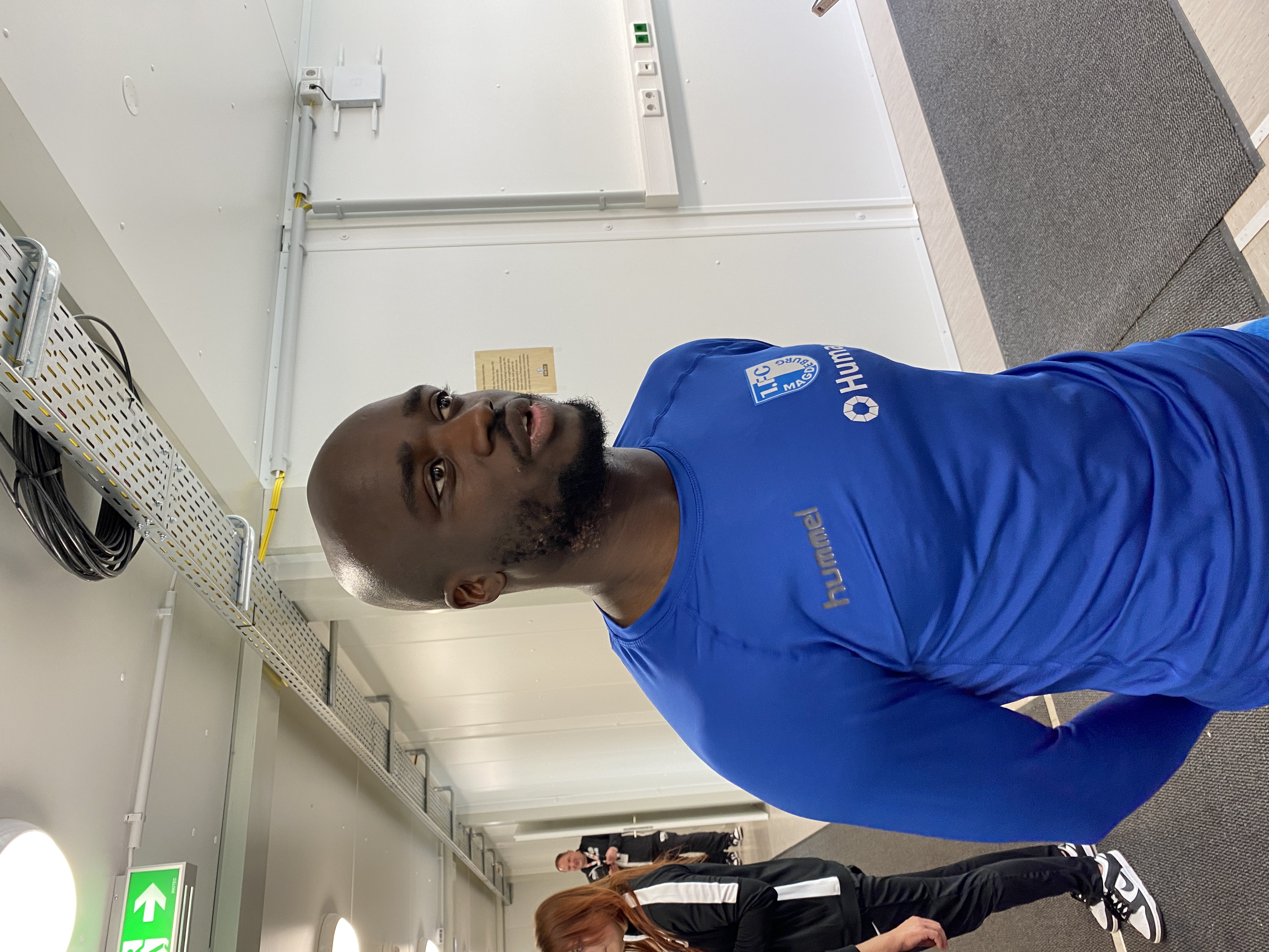 FCM-Kapitän Amara Condé sieht den Club auf dem richtigen Weg. 