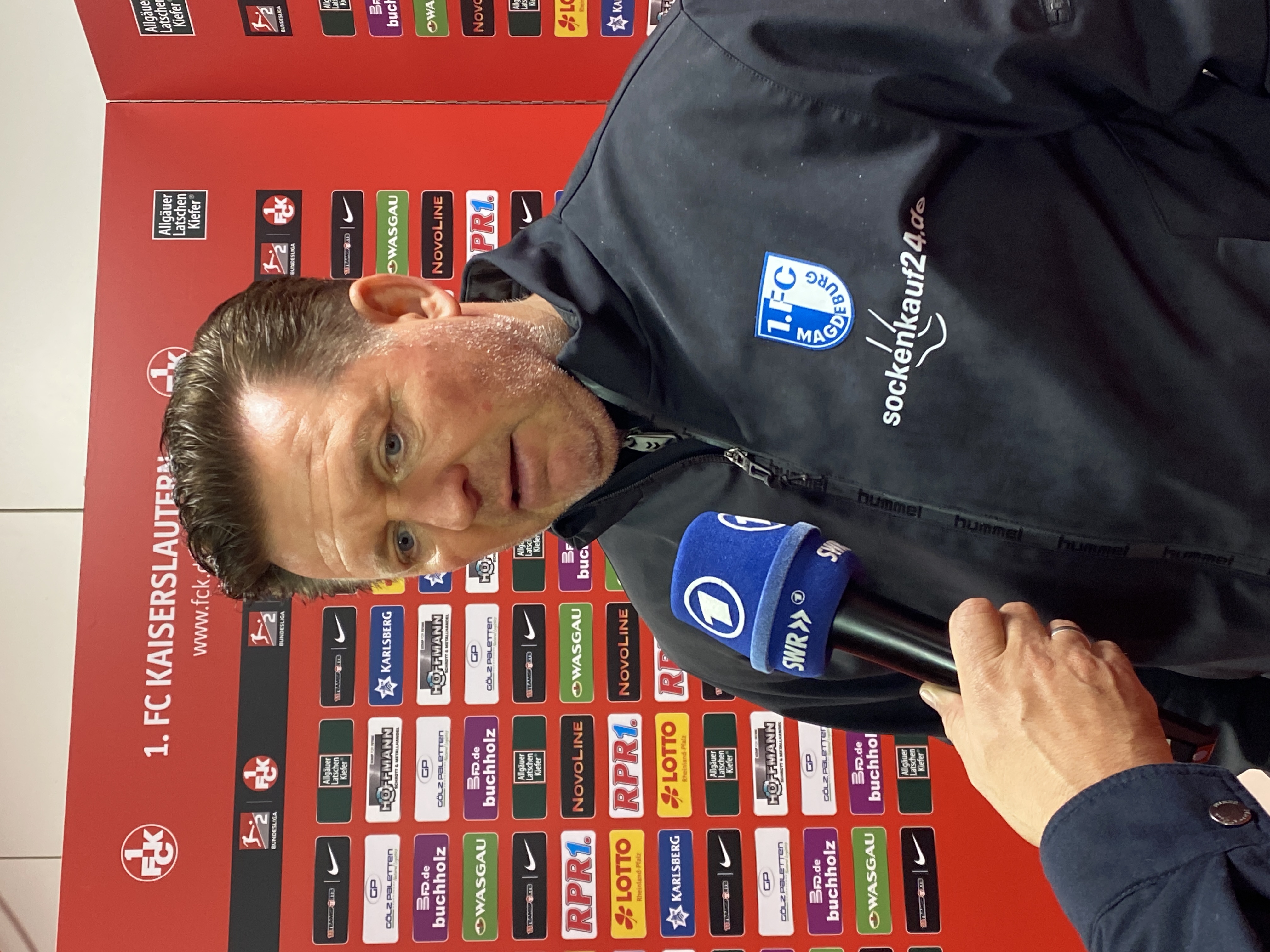 FCM-Trainer Christian Titz ärgerte sich über einige Fehler in der Defensive.