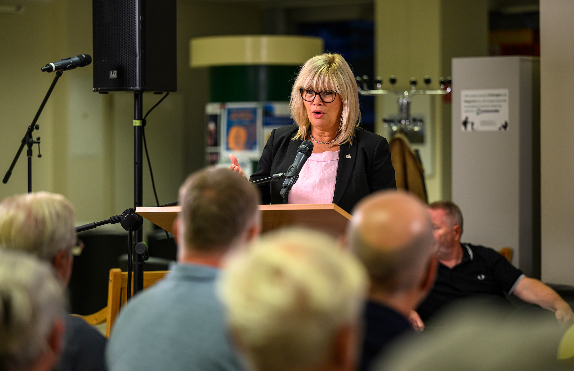 Oberbürgermeisterin Simone Borris hielt eine der Eröffnungsreden.