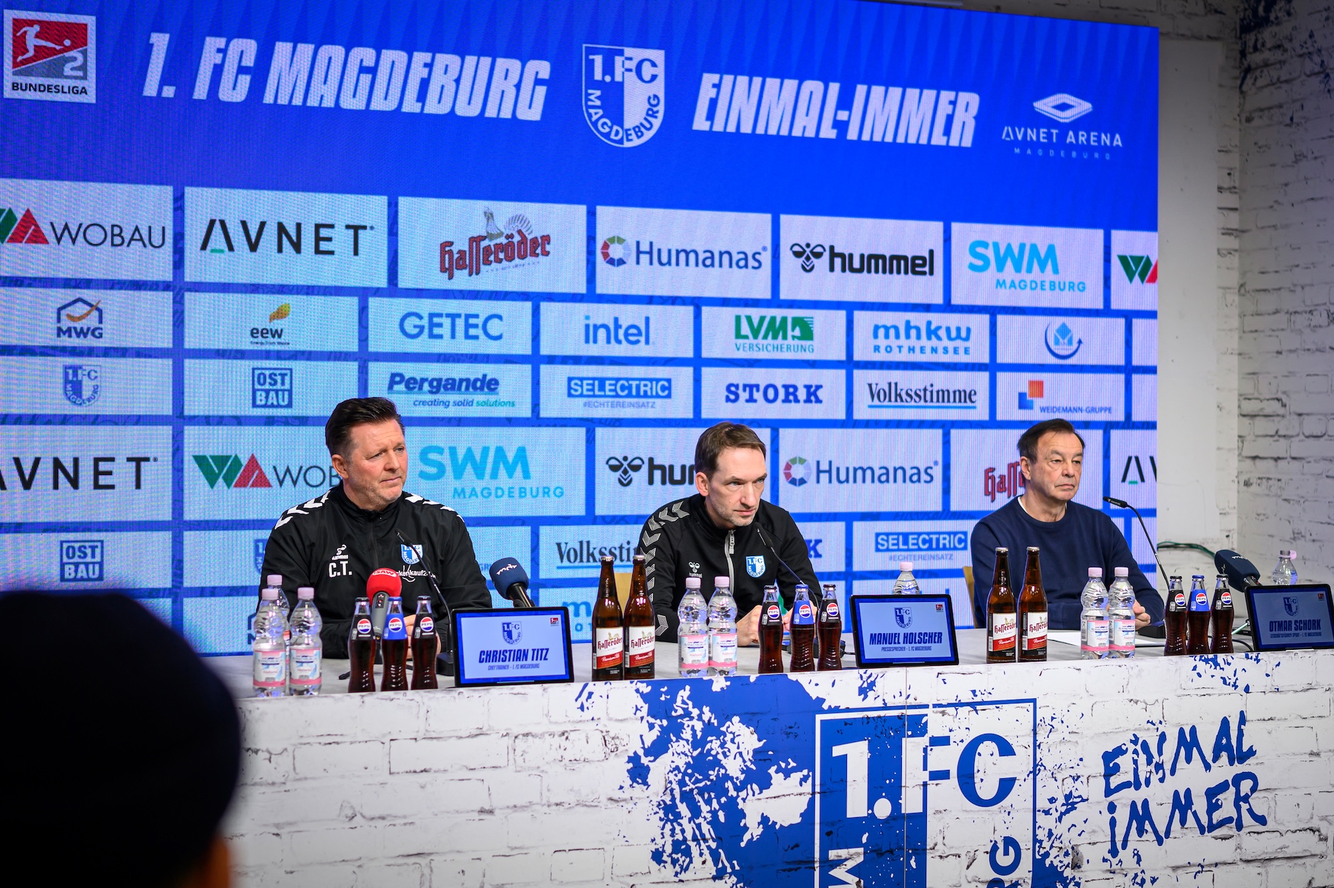 Von links: Christian Titz, Manuel Holscher und Otmar Schork