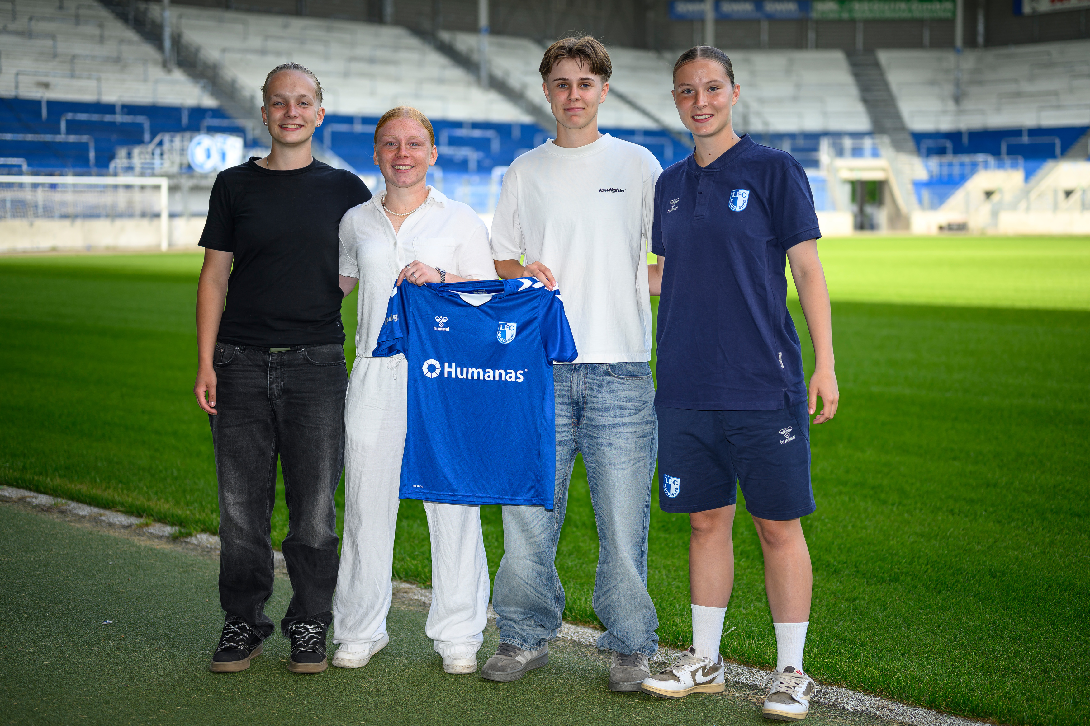 Von links: Nele Johanna Riesler, Amy Marie Brathje, Marie Krümmel, Laura Krug