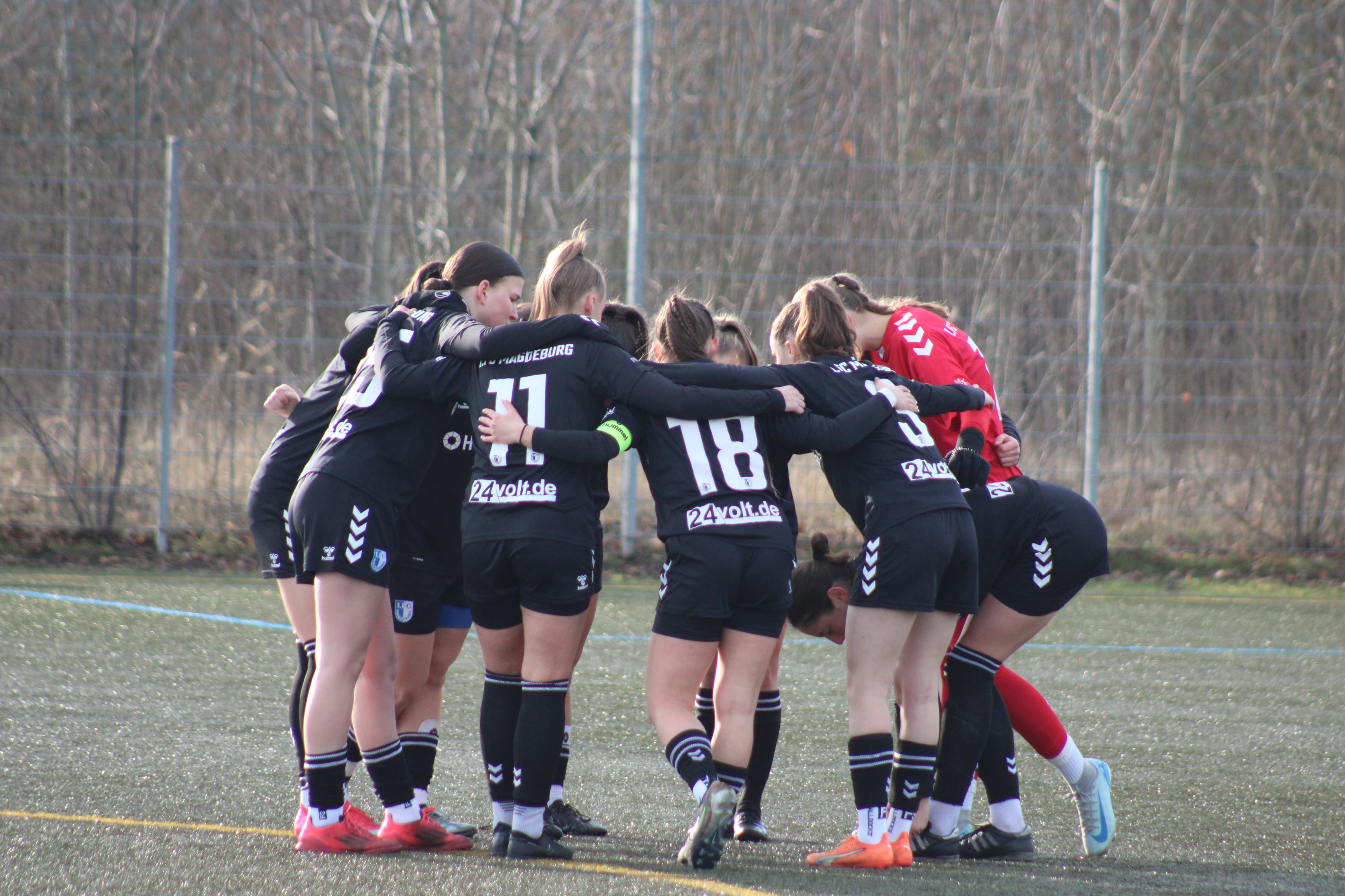 Mannschaftskreis der FCM-Frauen