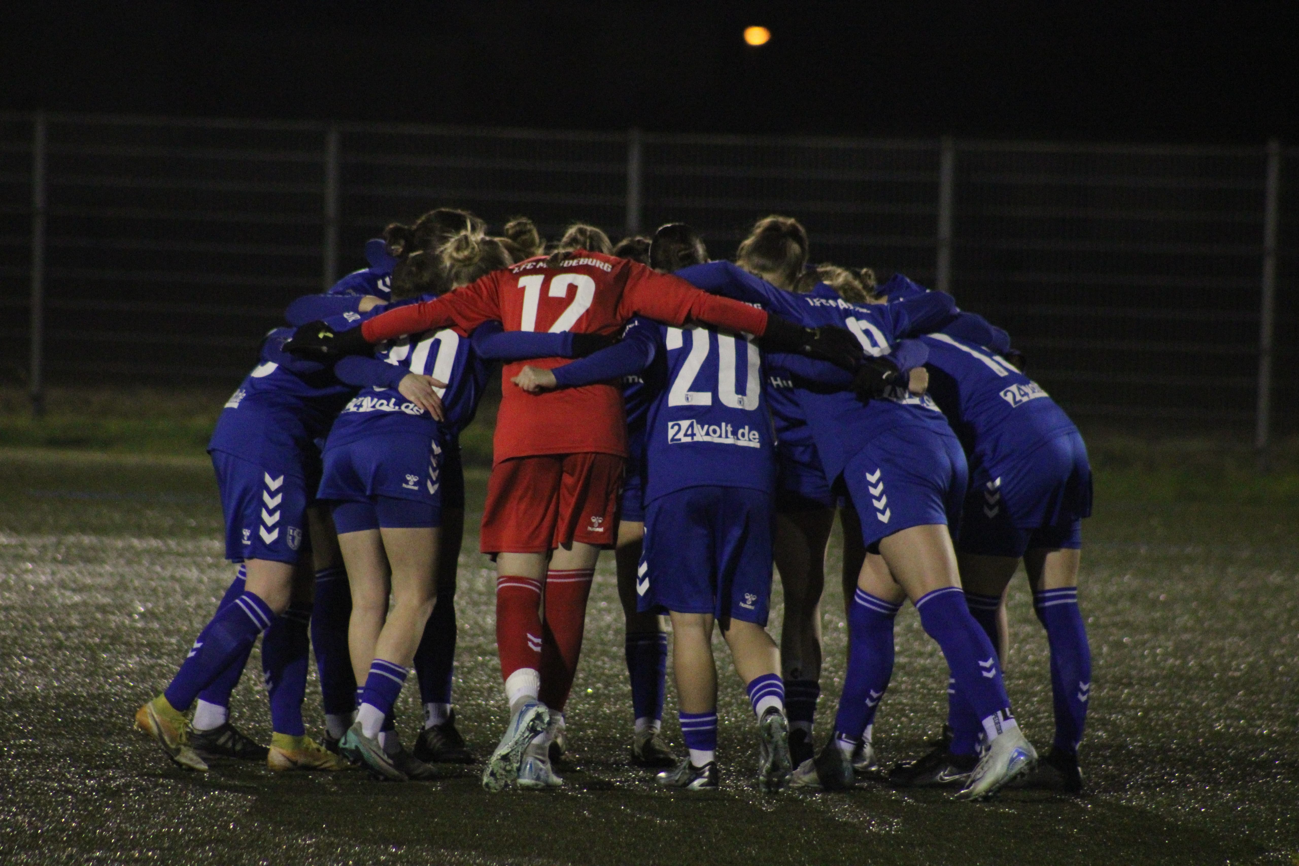 Mannschaftskreis der FCM-Frauen