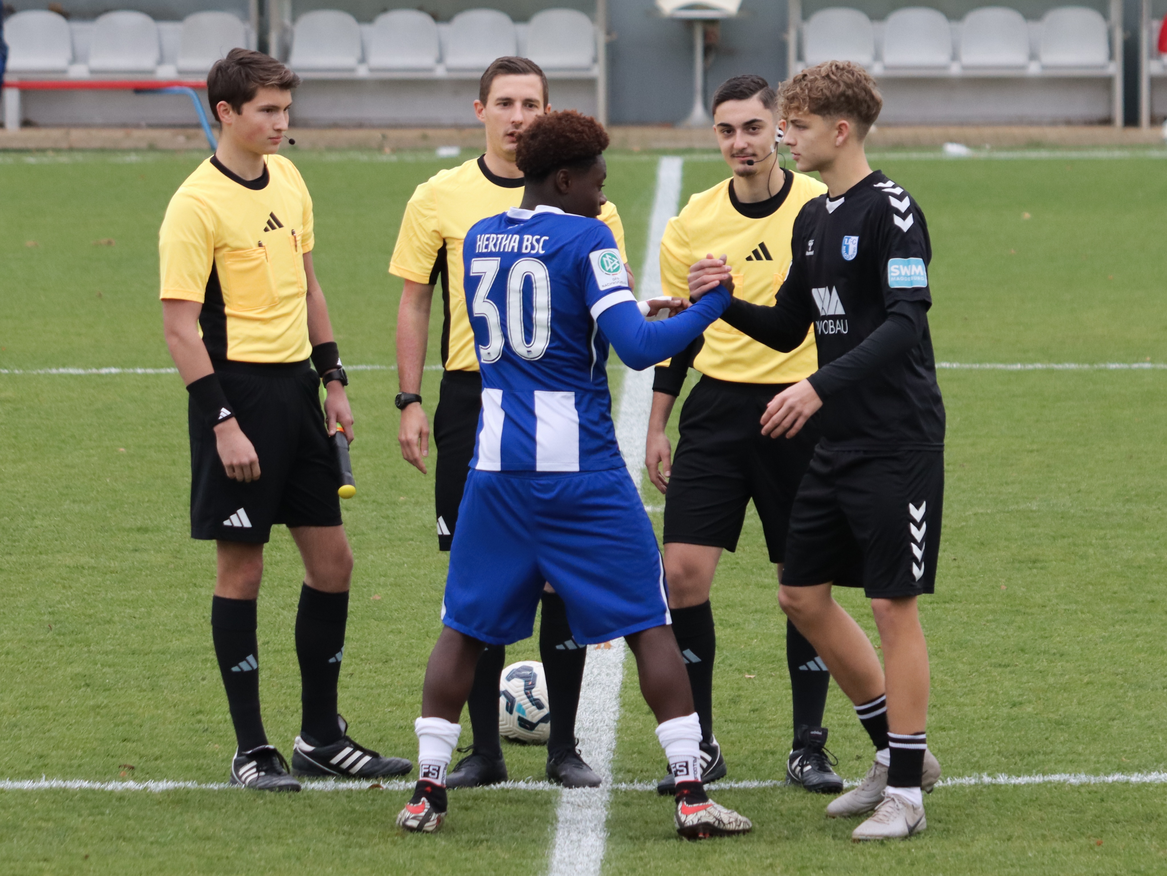 Seitenwahl im Pokalspiel