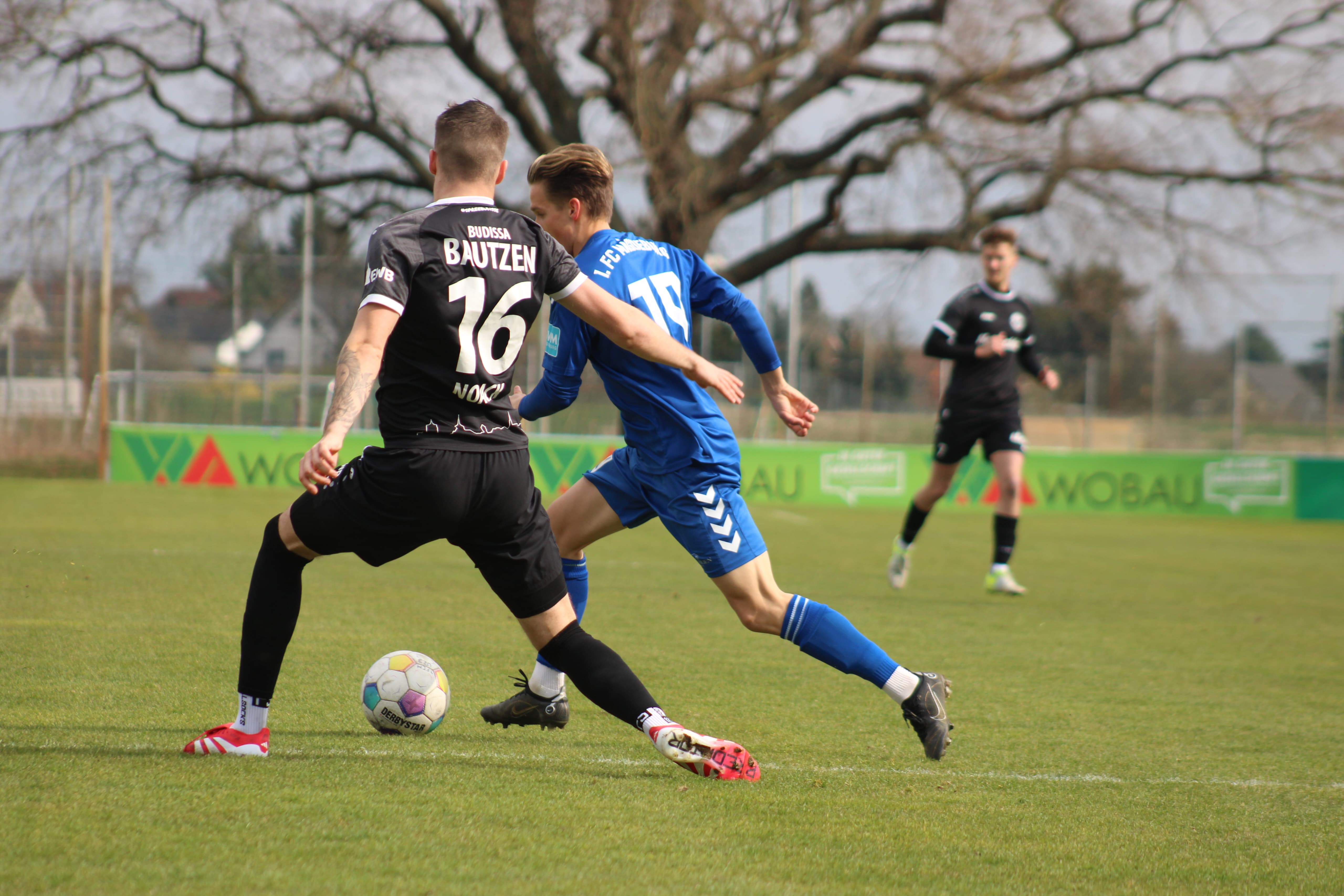 Die U23 im Spiel gegen Bautzen
