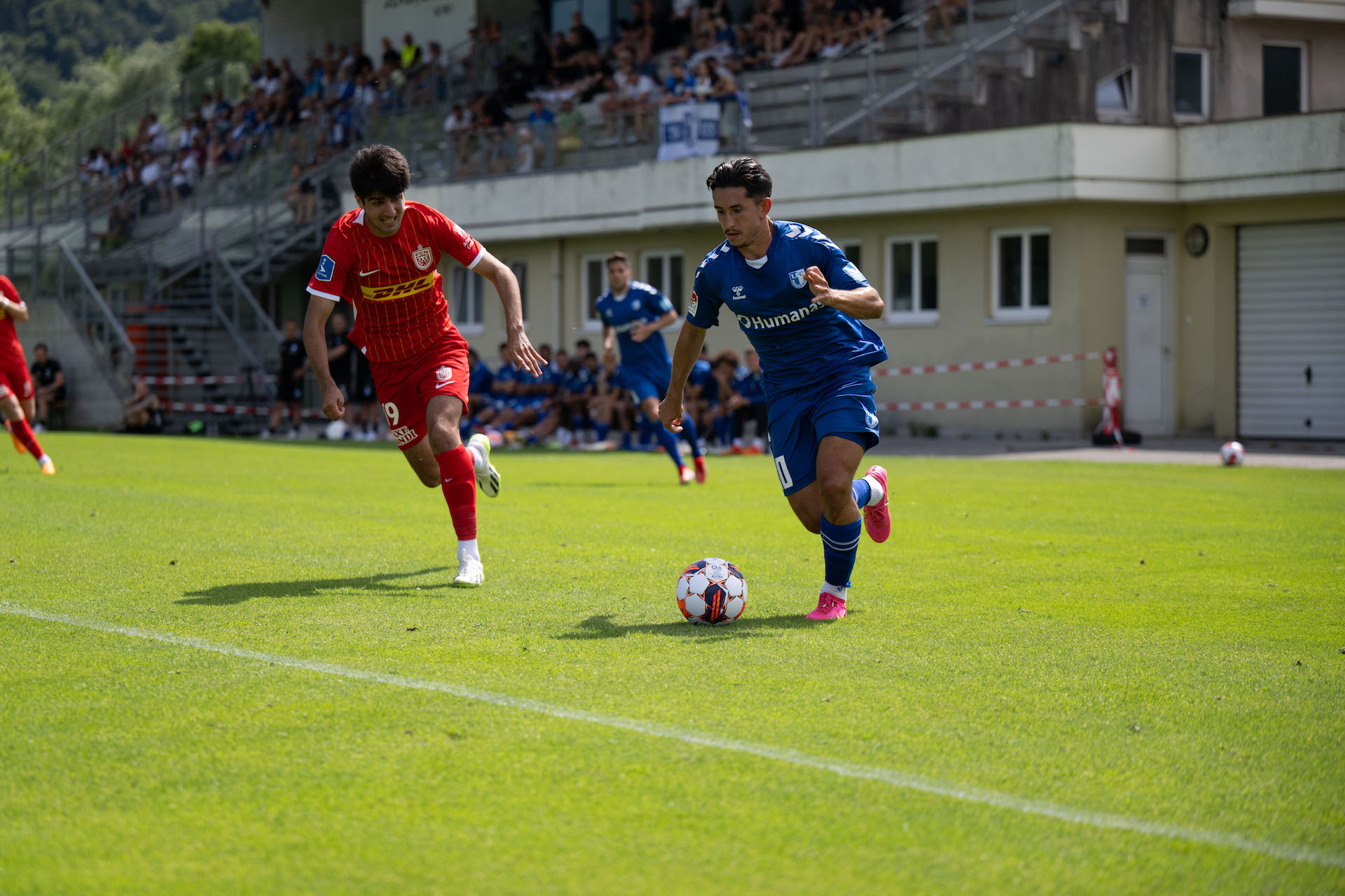 Jason Ceka im Einsatz gegen FC Nordsjaelland