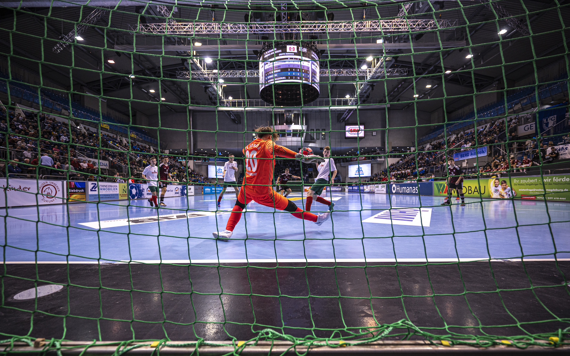 Getec Arena, während des letzten Pape-Cups