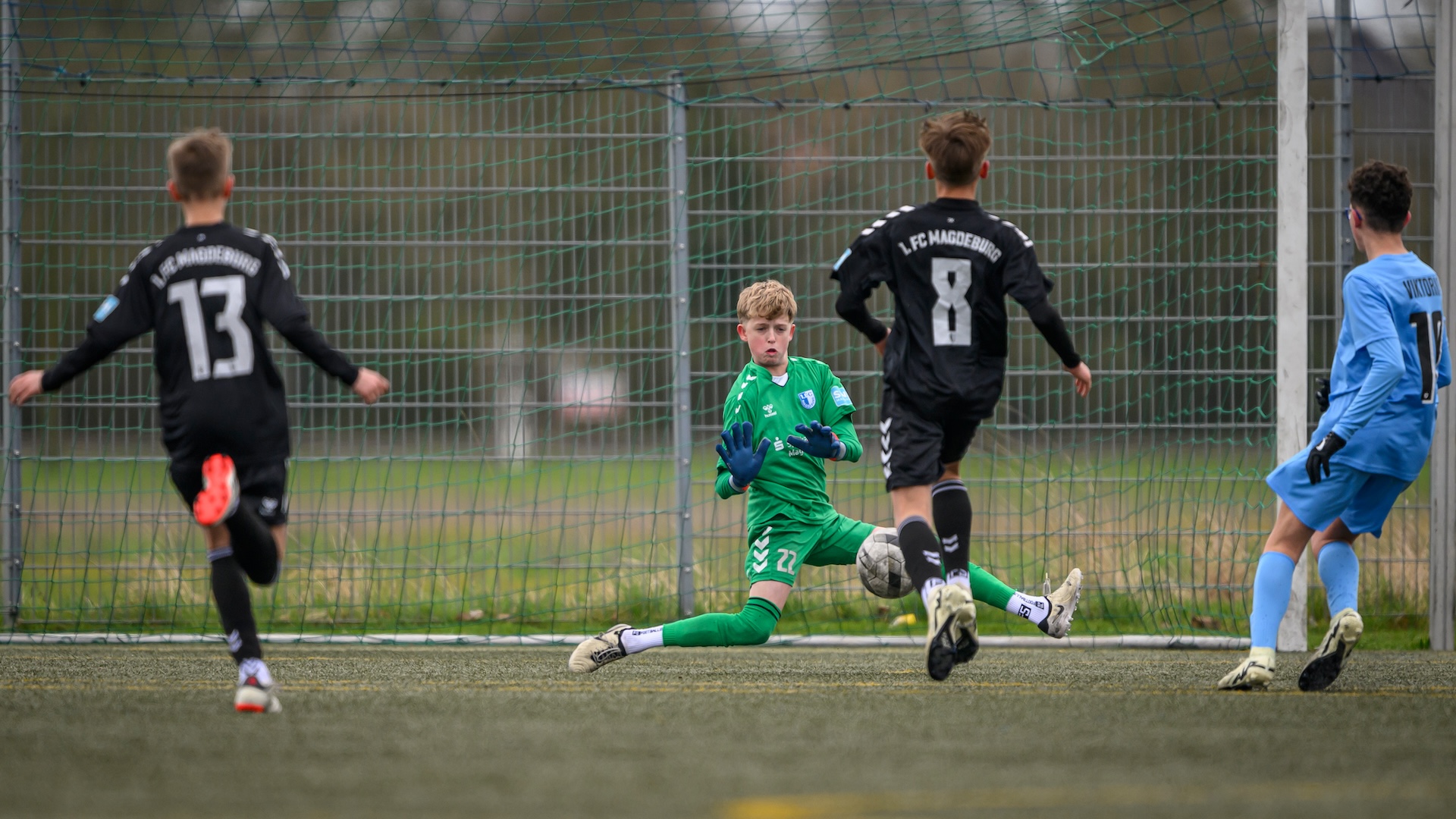 Paul Liedtke in Aktion für unseren Nachwuchs.
