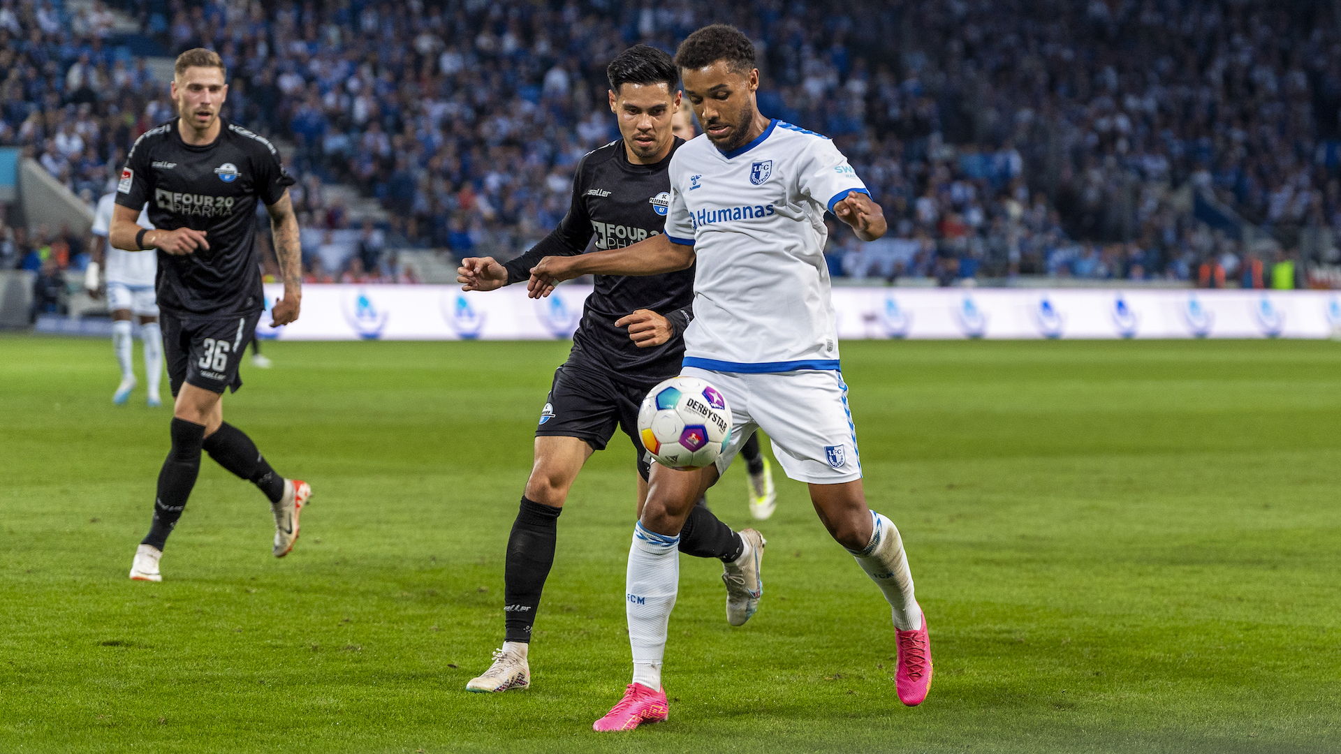 Leon Bell Bell im Einsatz gegen Paderborn