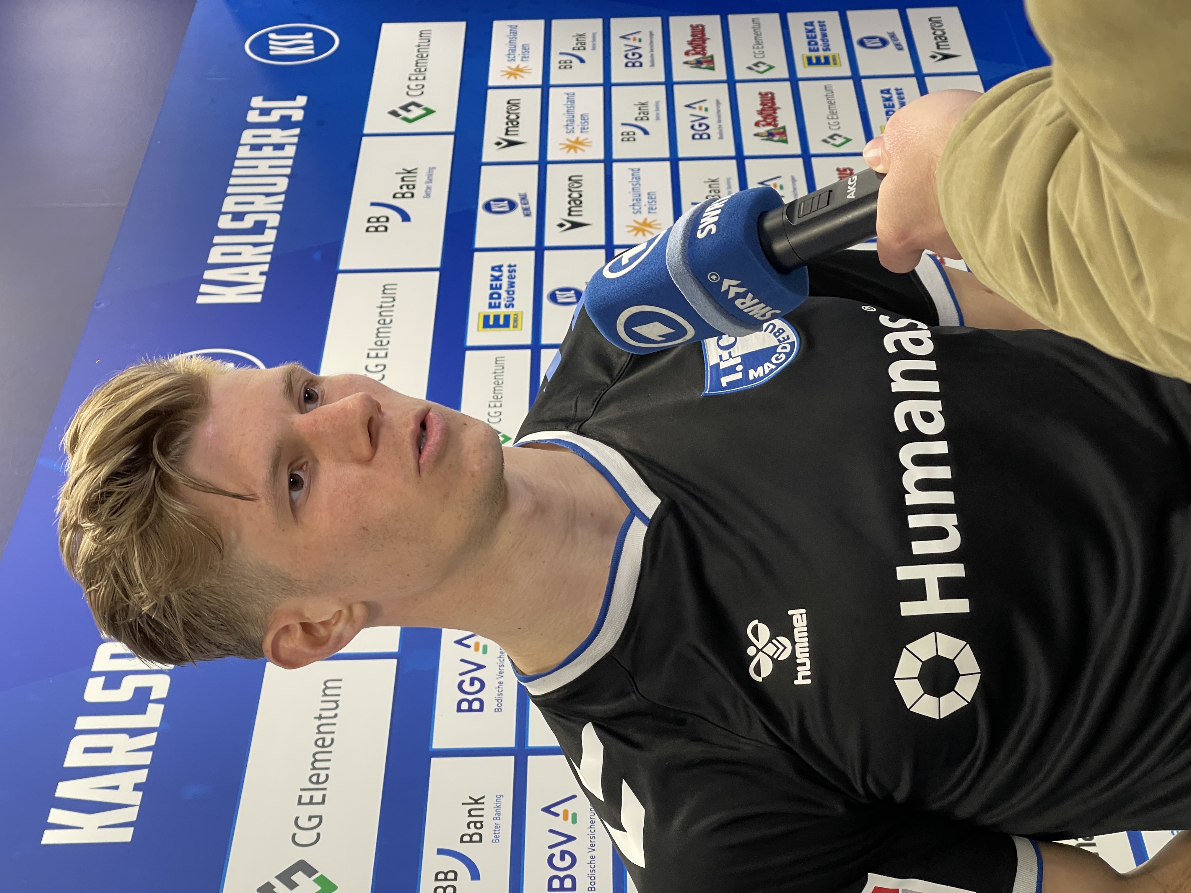 Luca Schuler fand nach der Niederlage in Karlsruhe deutliche Worte.