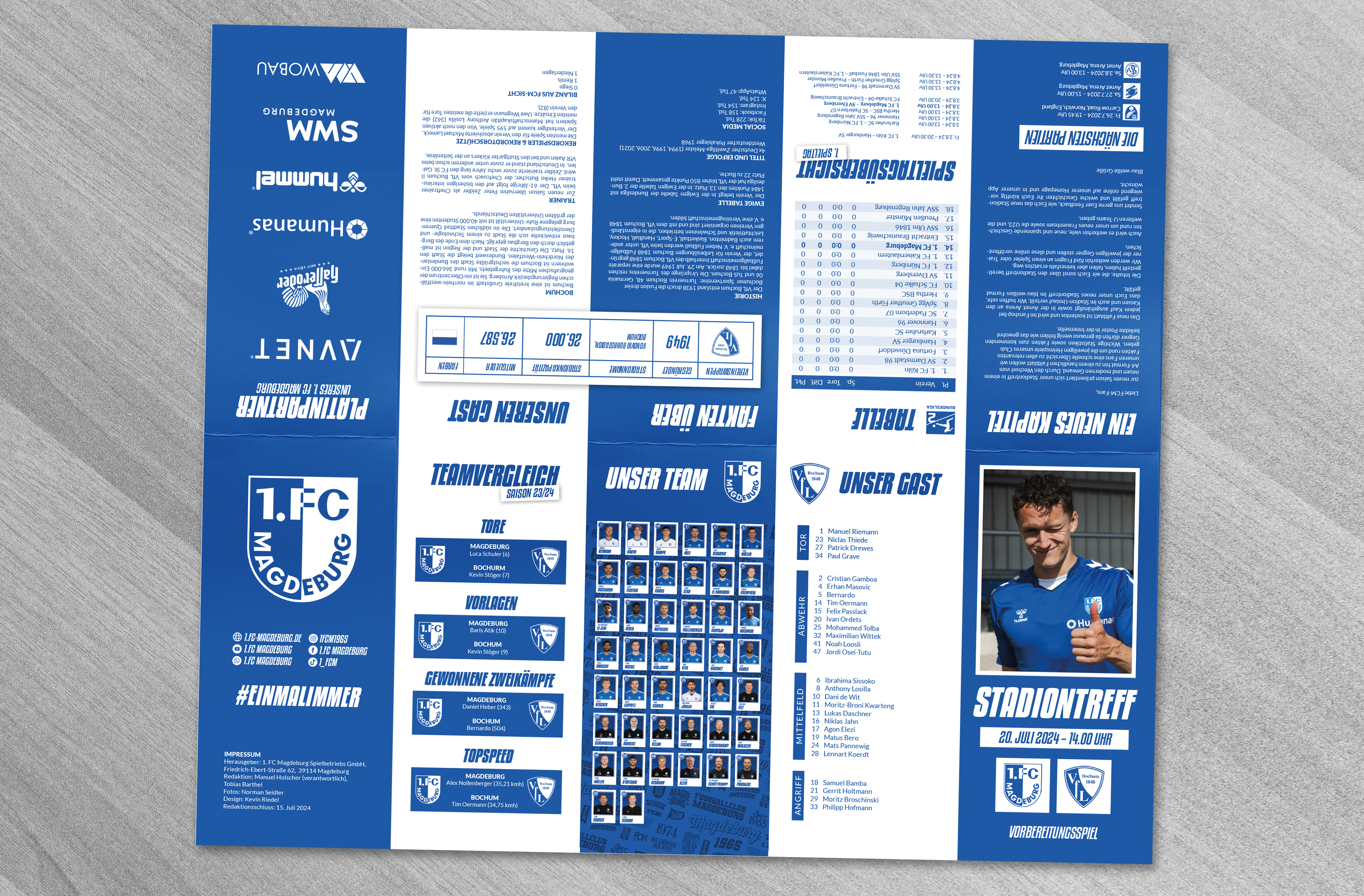 Das neue Design vom "Stadiontreff".