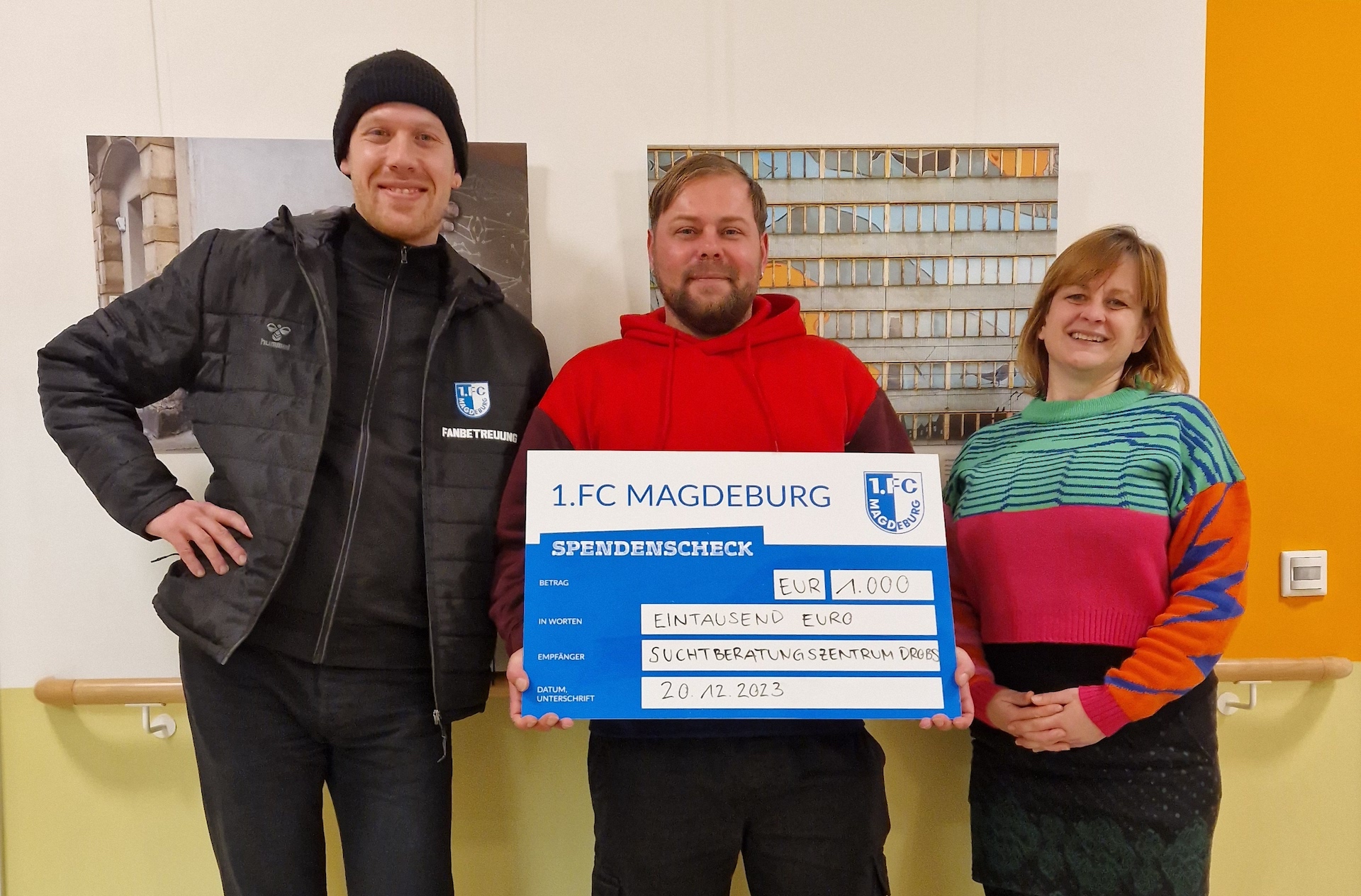 FCM unterstützt Suchtberatungszentrum