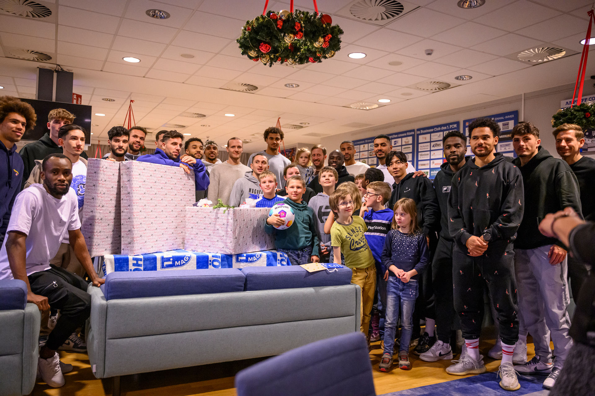 Weihnachtsfeier in der MDCC-Arena 