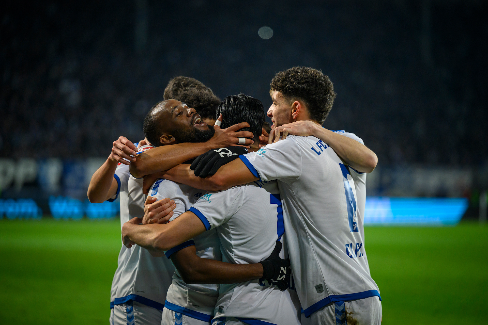 Jubeltraube während des Schalke Spiels