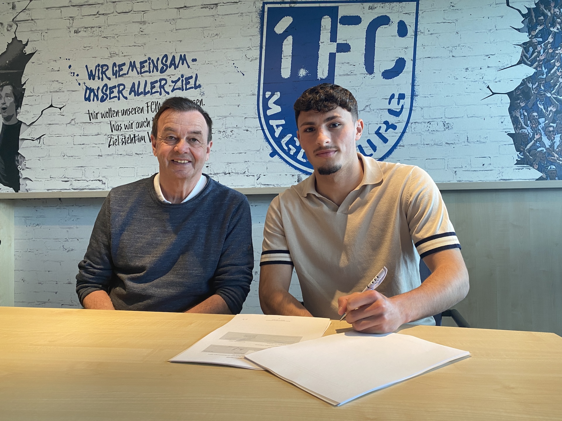 Otmar Schork(links) und Eldin Dzogovic(links)