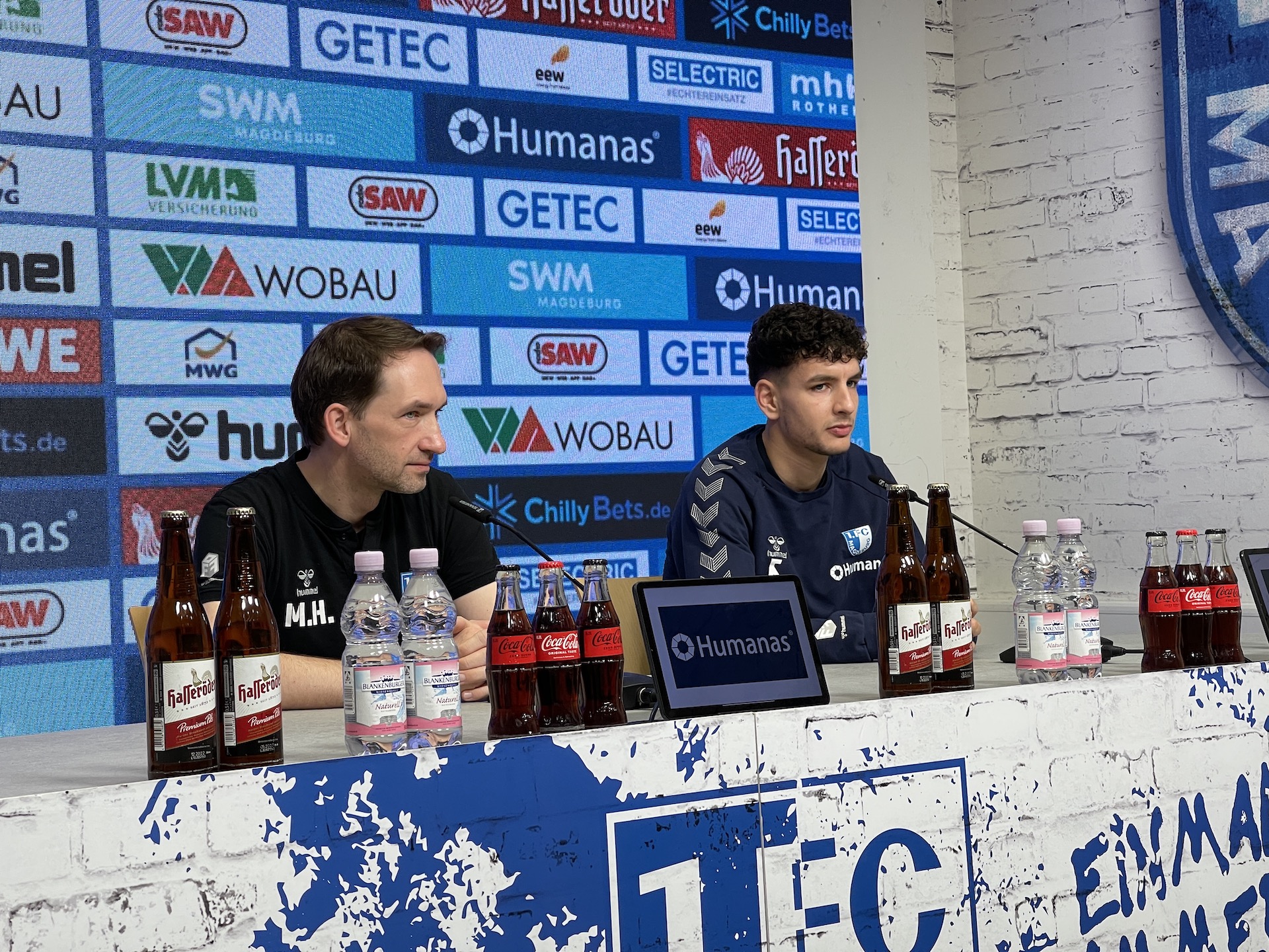 Manuel Holscher(links) und Daniel Elfadli 