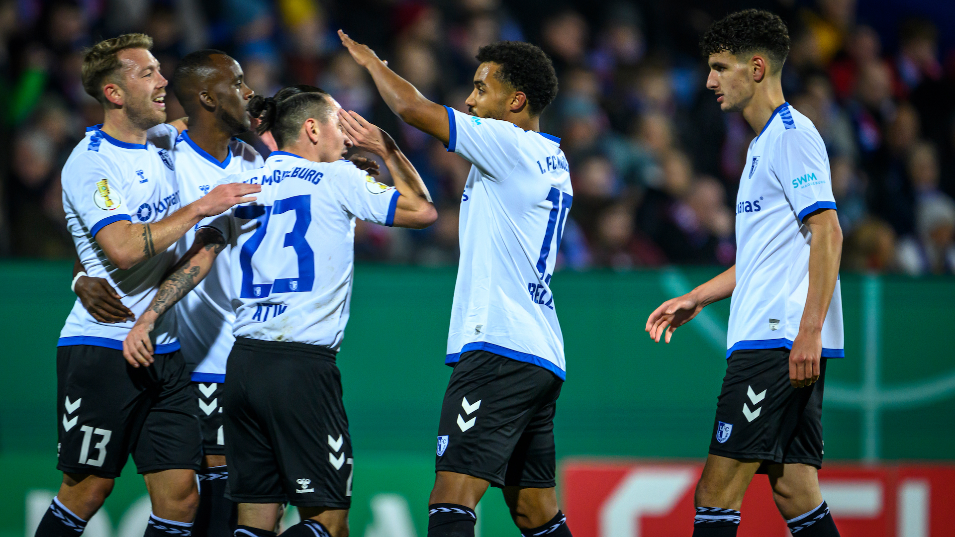 Jubel über Einzug ins Pokal-Achtelfinale