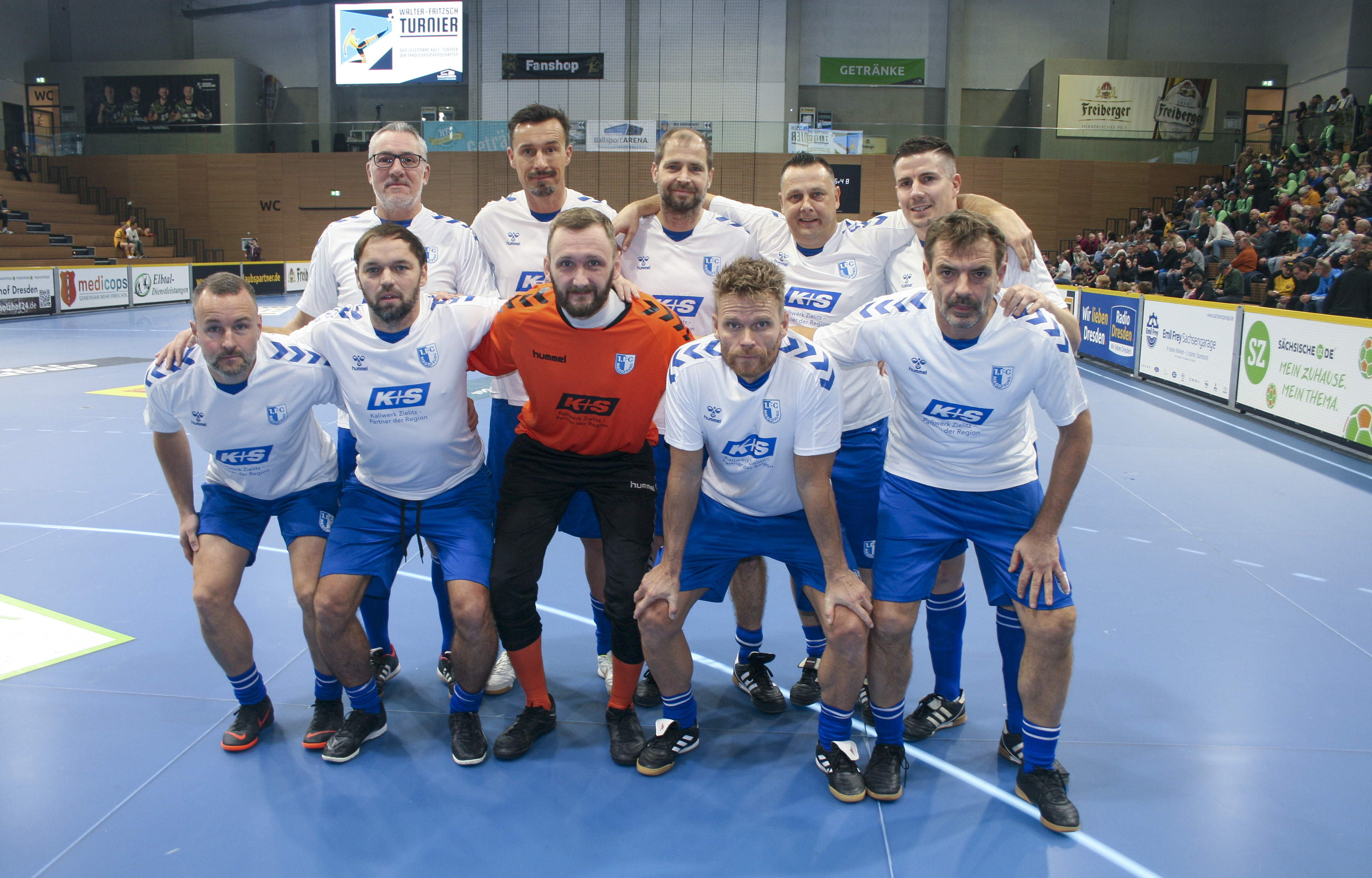 Traditionsmannschaft in Dresden