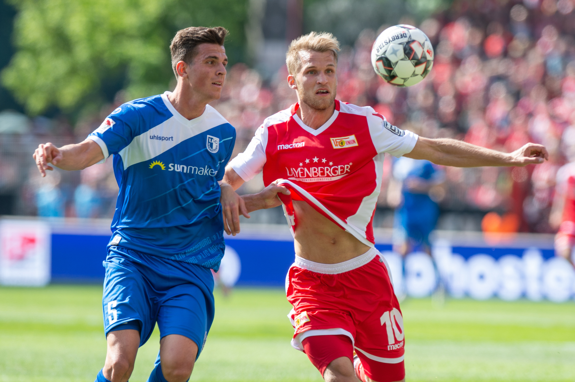 Tobias Müller im Einsatz gegen Union Berlin 