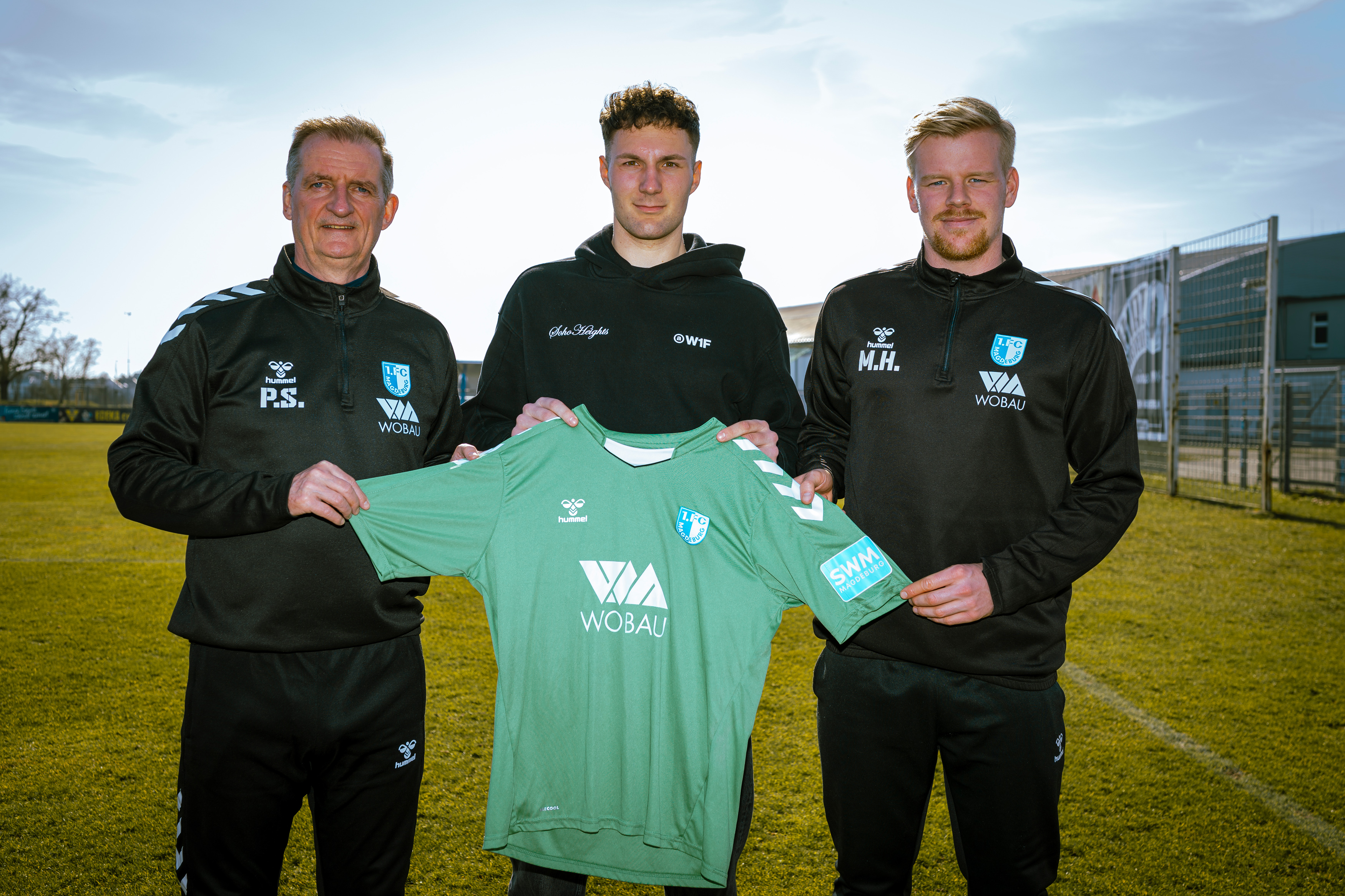 Von links: Petrik Sander, Felix Güldner und Maximilan Heidel