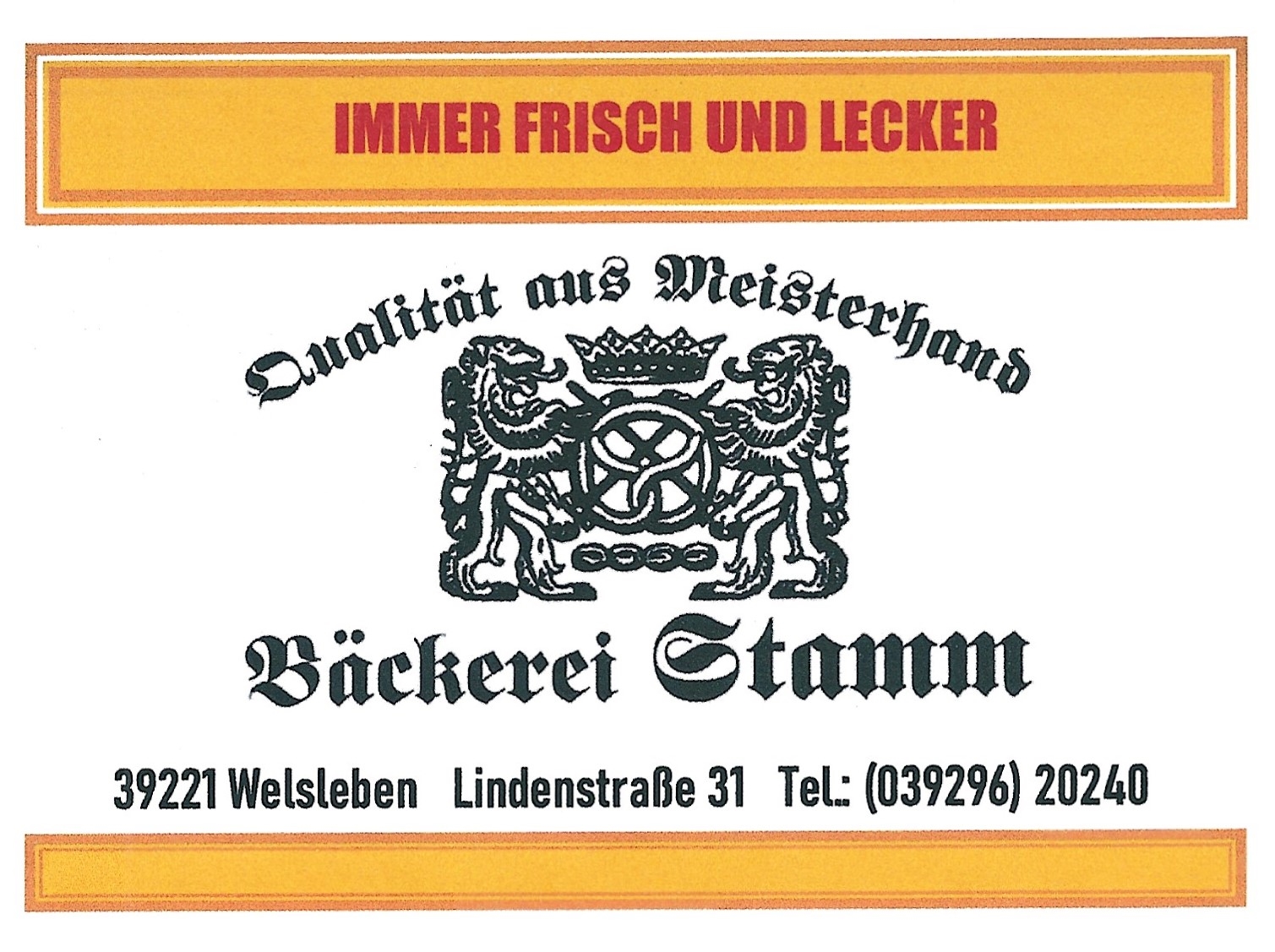 Bäckerei Stamm Logo