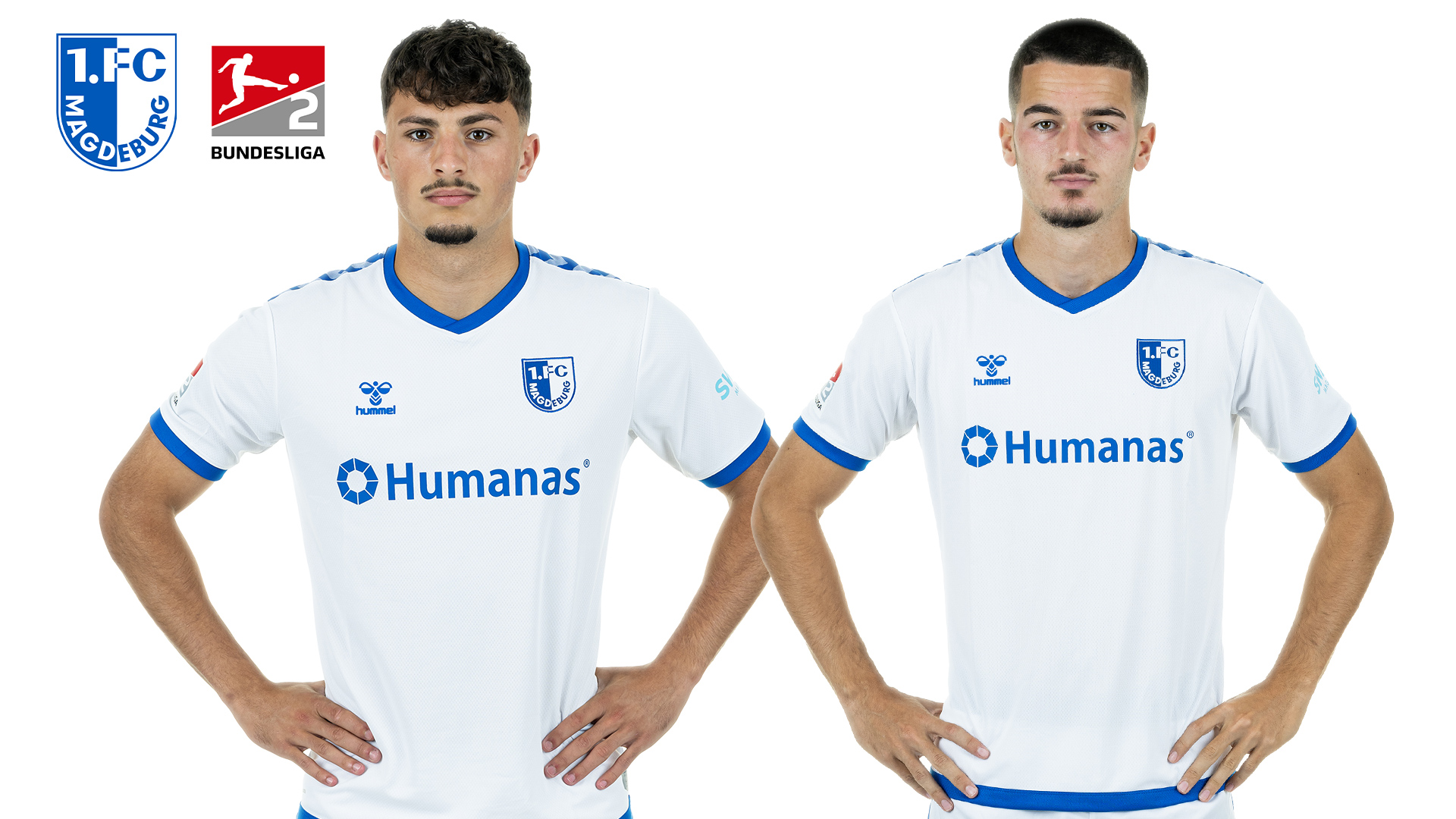 Eldin Dzogovic(links) und Andi Hoti auf Länderspielreise